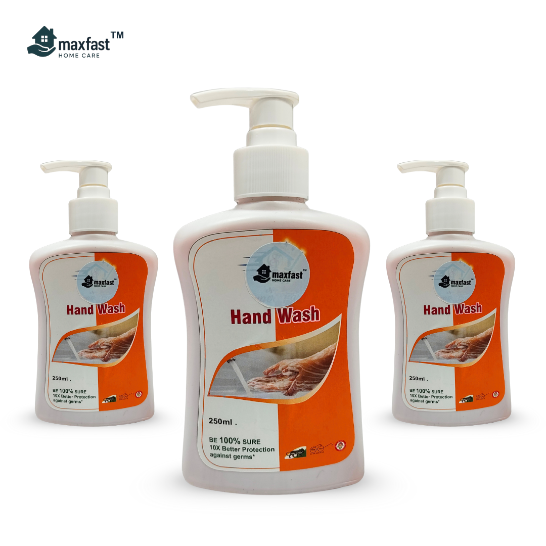 MaxFast Handwash Orange Bottles 500ml