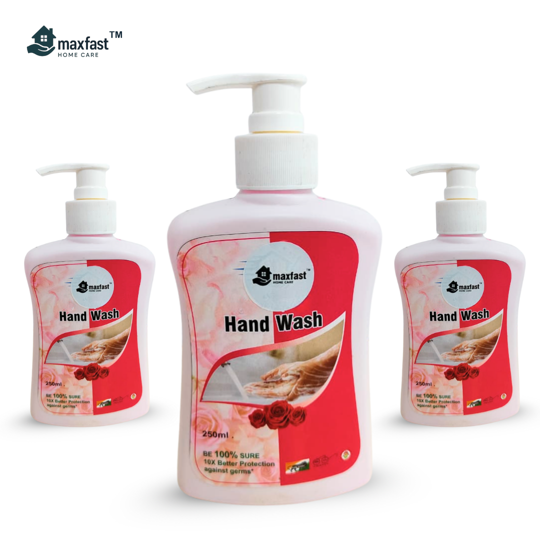 MaxFast Handwash White Rose Bottles 500ml