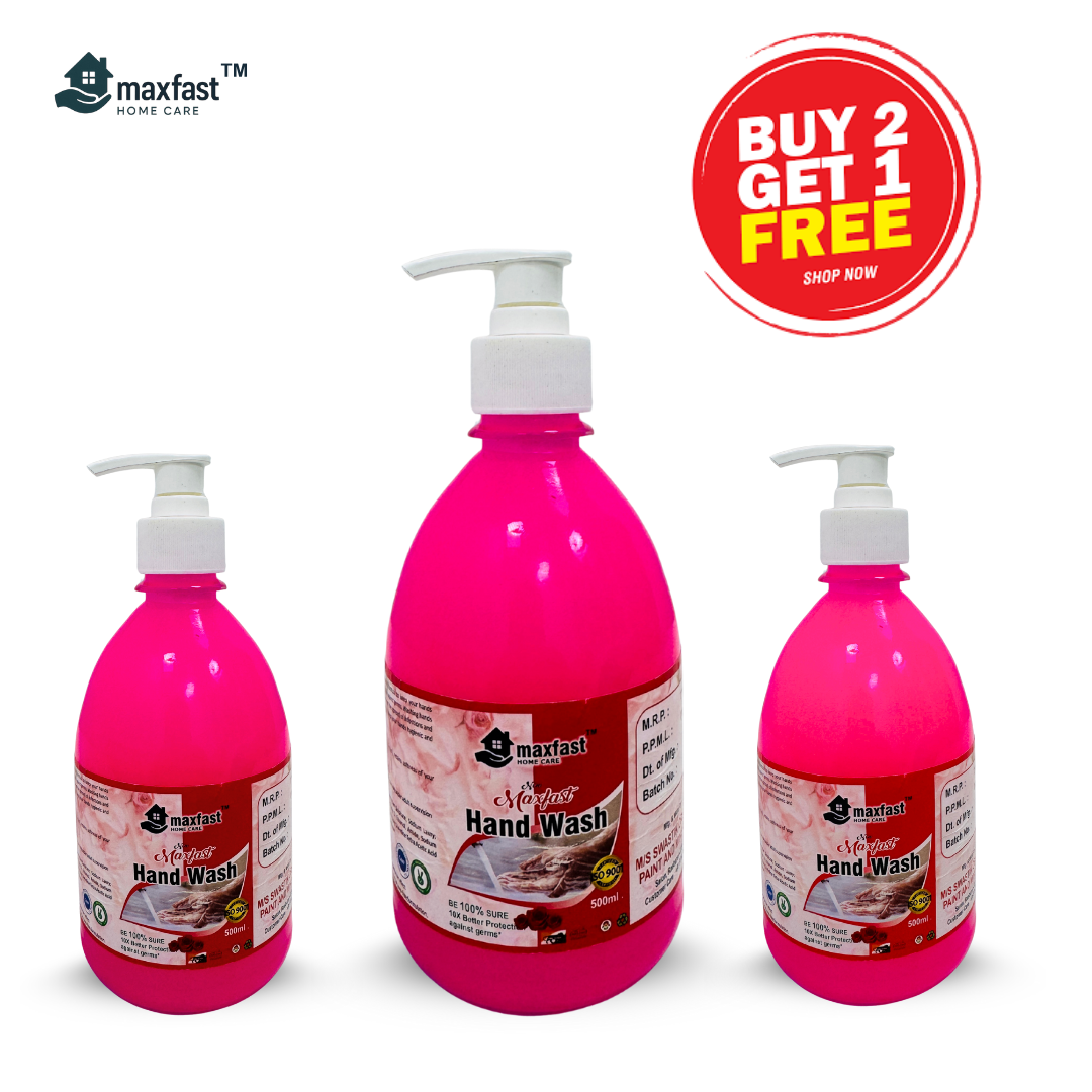 MaxFast Handwash small pink 500ml
