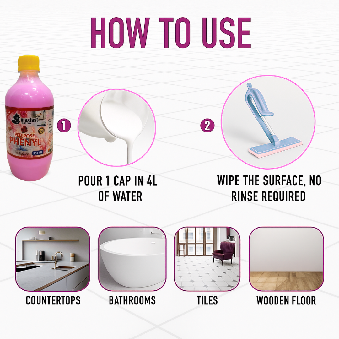 Max Fast Red Rose phenyl : 500ml