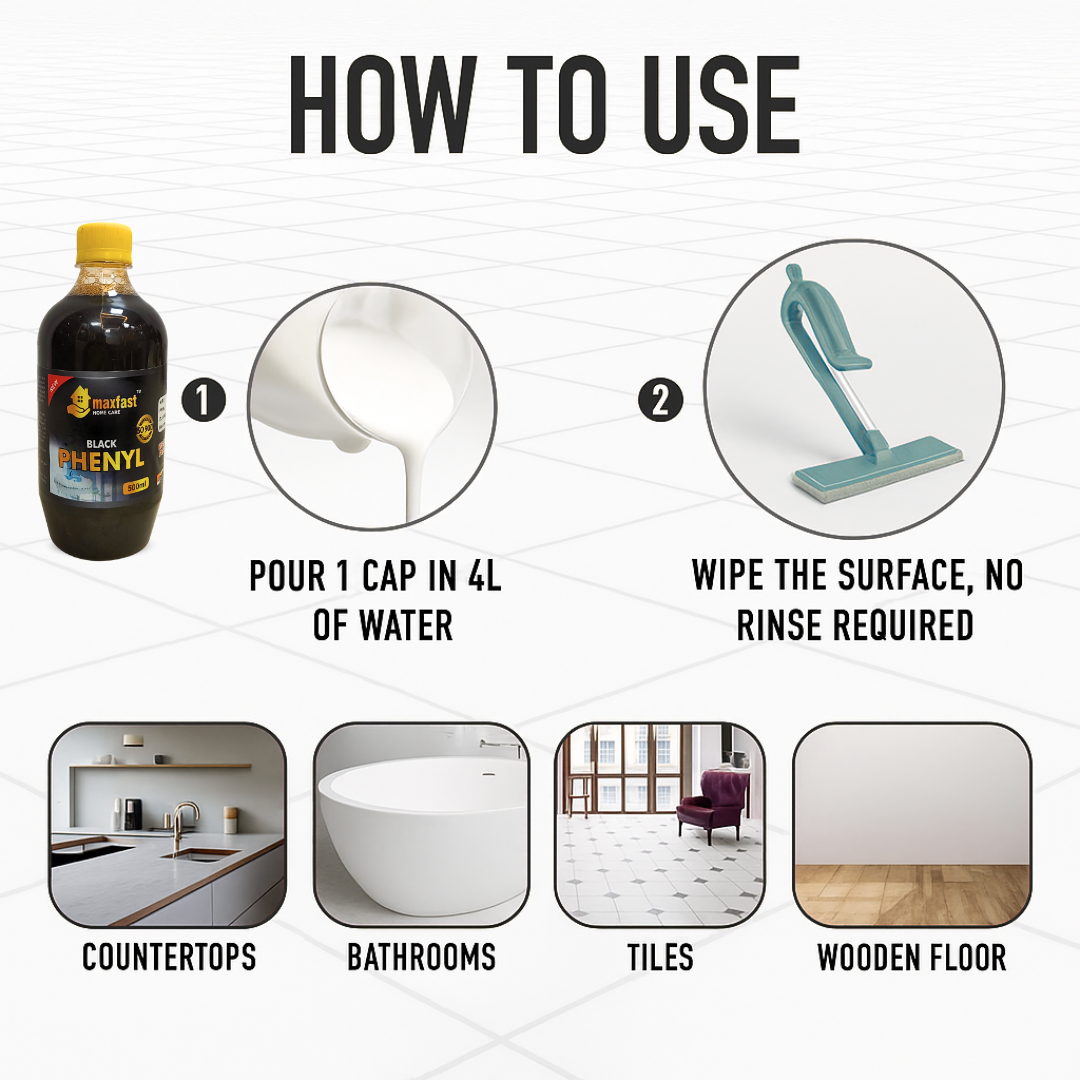 Max Fast Black phenyl : 500ml