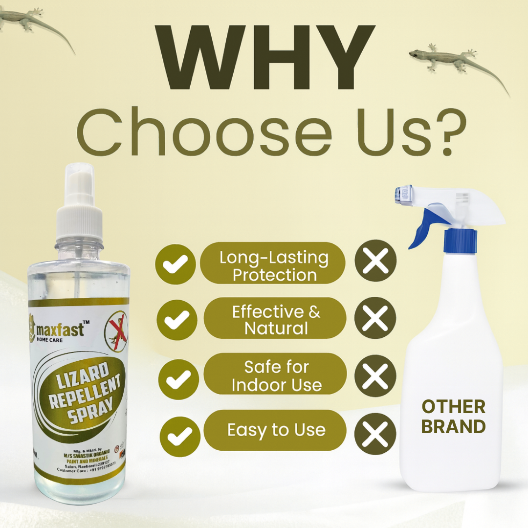 Max Fast Lizard Repellent Spray : 500ml
