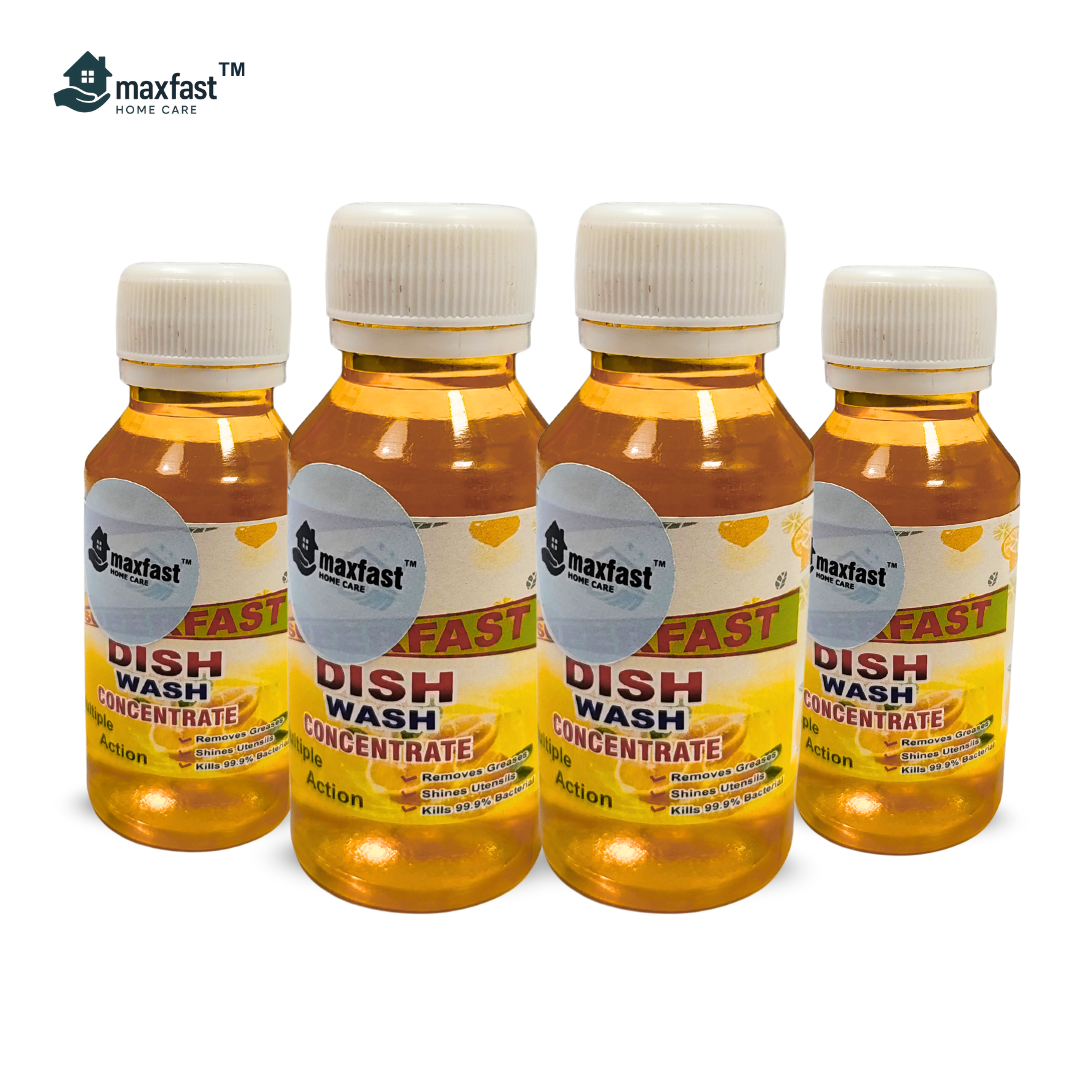Max Fast Dish Wash Concentrate : Pack of 4
