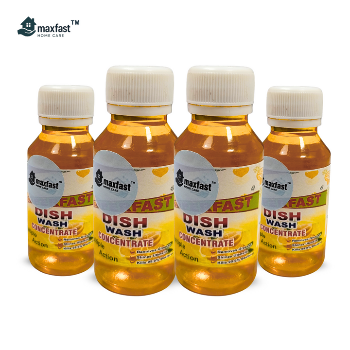 Max Fast Dish Wash Concentrate : Pack of 4