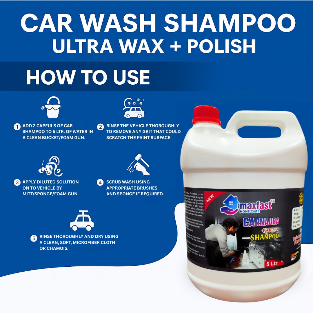 Car Wax Shampoo 5 Ltr