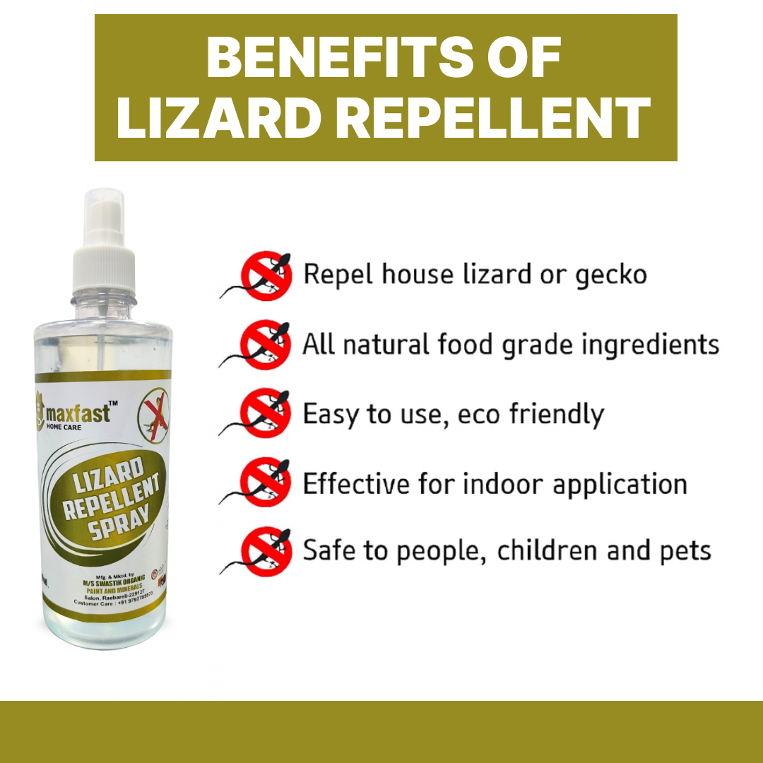 Max Fast Lizard Repellent Spray : 500ml