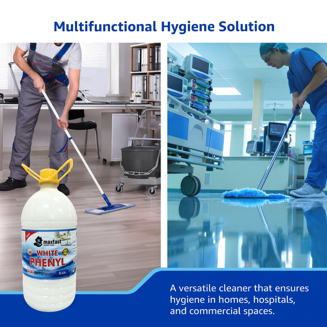 MaxFast  White Phenyl : 5 Itr (Single Pack)