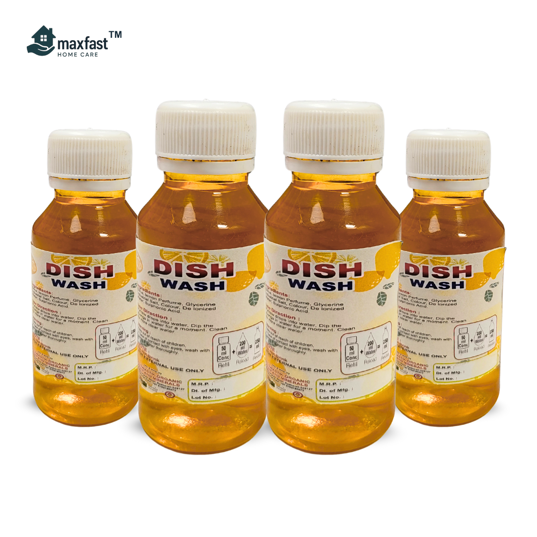 Max Fast Dish Wash Concentrate : Pack of 4