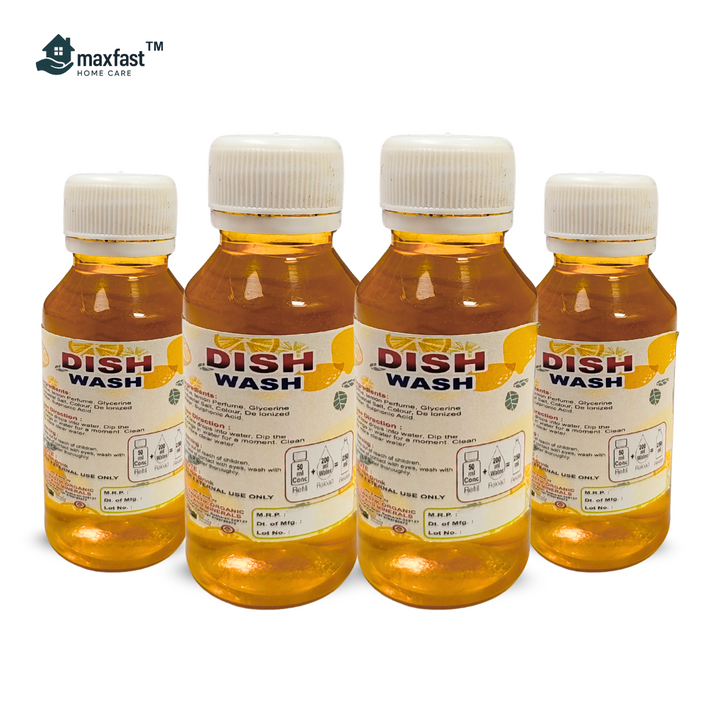 Max Fast Dish Wash Concentrate : Pack of 4