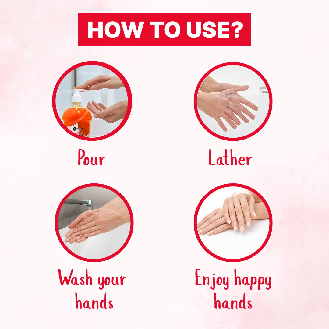 MaxFast Handwash White Rose Bottles 500ml