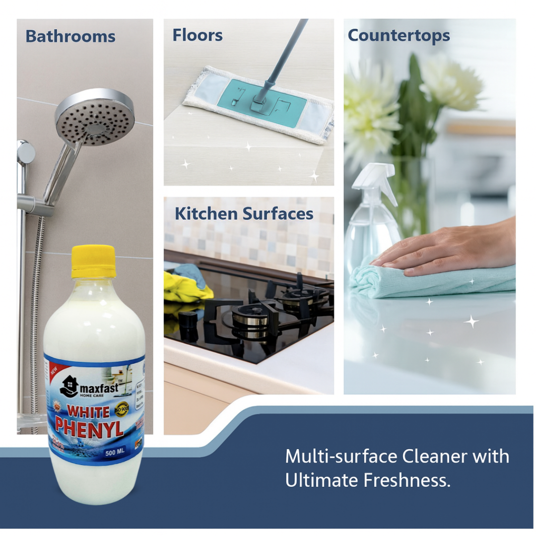 MaxFast  White Phenyl : 500 ml