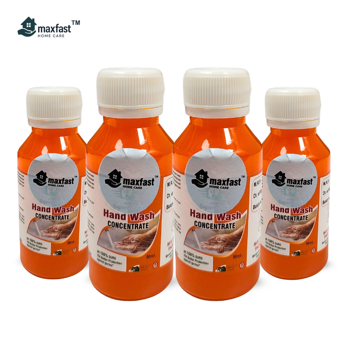 Max Fast Hand Wash Orange Concentrate : Pack of 4
