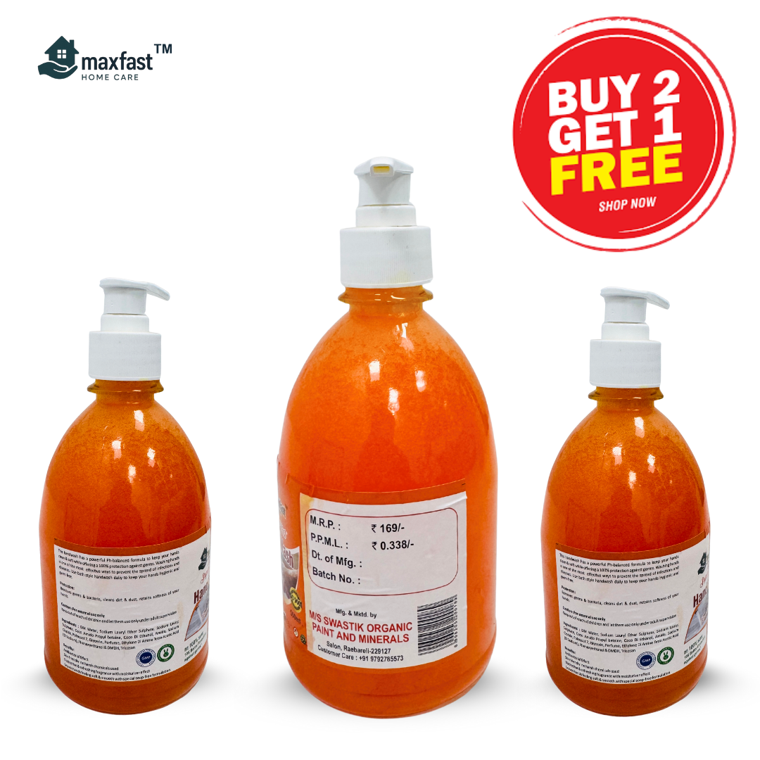 MaxFast Handwash small orange 500ml