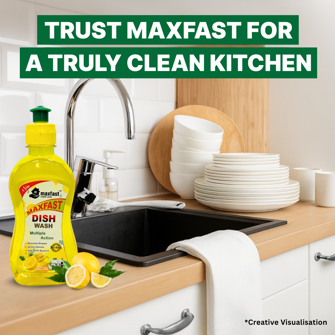 MaxFast  Dishwash Gel : 250 ml