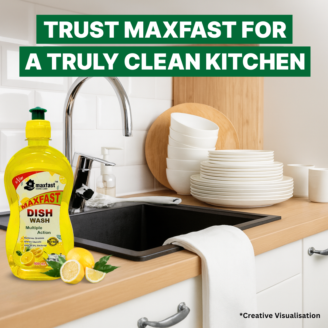 MaxFast  Dishwash Gel : 500 ml