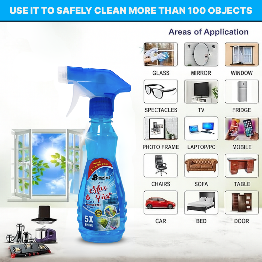 MaxFast  Glass cleaner : 250 ml