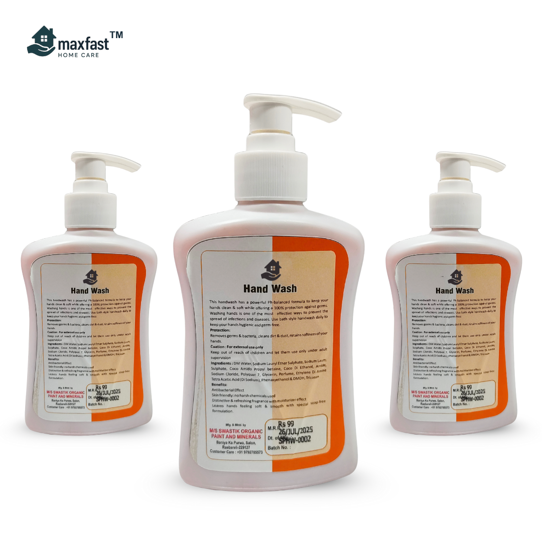 MaxFast Handwash Orange Bottles 500ml