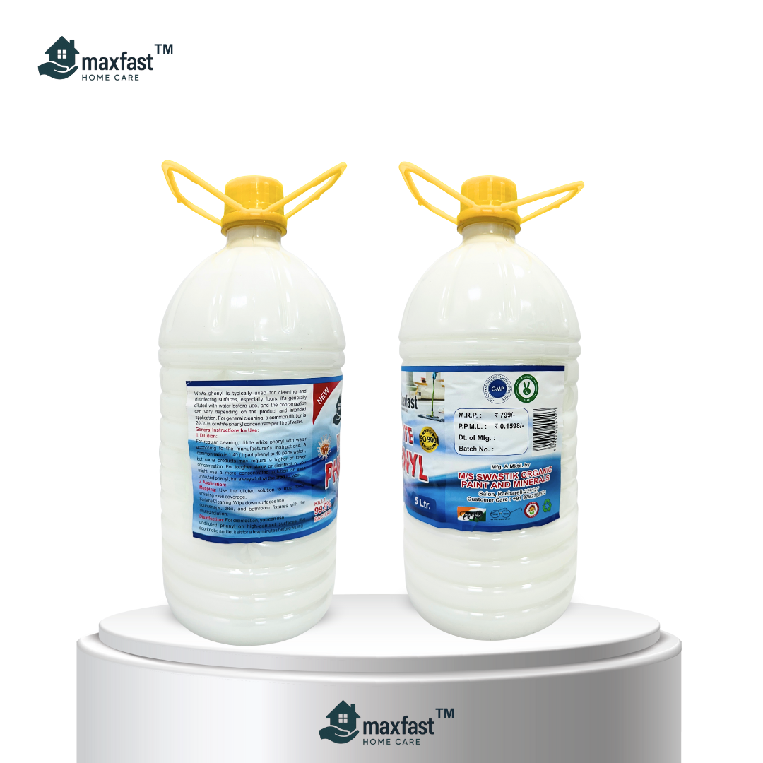 MaxFast  White Phenyl : 5 Itr (Single Pack)